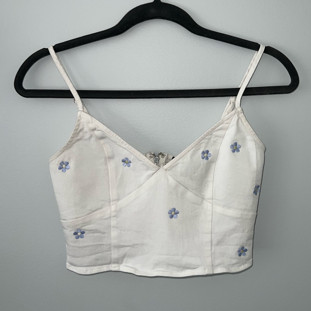Blue Blush Tank Top, SIZE SMALL
